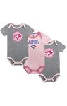 MLB Toronto Blue Jays 3 Pack Baby Onesie Body Suits (24 Months, Pink)