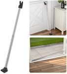 Door Security Bar, SECURITYMAN 2 in 1 Adjustable Door Stoppers Security Bar & Sliding Door Security Bar - Heavy Duty Door Lock Stick Jammer for Apartment, Dorm, Front Door Inside