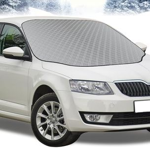 GADLANE Car Windscreen Cover - Magnetic Windshield Cover for Winter, Foldable Extra Thick, Heavy Duty Windscreen Protector for Frost/Ice/Snow/Sun - Fits Small-Medium Cars SUVs (Small)