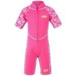 Osprey Kids Habiscus Summer Wetsuit, Pink, 1 Year