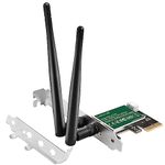 LinksTek Wireless-AC 1200Mbps (2.4GHz 300Mbps and 5GHz 867Mbps) PCIE WiFi Adapter, PCIE WiFi Card, Intel Wireless-AC 7265 Network Adapter for Windows 11,10, 8.x, 7 (32/64bit) Desktop PCs (PCIE-AC7265)