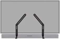 ECHOGEAR Sound Bar Mounting Bracket for Under TV - Adjustable Height & Depth for Max Compatibility Between TV & Soundbar - Dolby Atmos Compatible & Works with with LG, Vizio, Bose & More