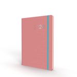 Collins Debden Collins Legacy Academic 2023-24 A6 Week to View Mid Year Diary Planner School, College or University Term Journal - July 2023 to July 2024 - Pink - CL63M.50-2324