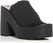 Steve Madden Women's Sami Heeled Sandal, Black, 8