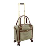 LONDON FOG Oxford Iii 15" 8-Wheel Under Seat Bag, Olive, Carry-On 15-Inch, London Fog Oxford Iii 15" 8-Wheel Under Seat Bag