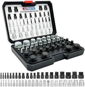 44-pc Nut and Bolt Thread Checker Set - Female & Male Size Gauges, 23 Inch & 21 Metric Sizes - Individually Housed in Organized Storage Case - Ideal for Difficult Access Thread Checking