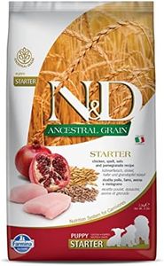 Farmina N&D Ancestral Grain Starter Puppy Dog Food | No Artificial Preservatives | Spelt, Oats, Chicken & Pomegranate | Complete Nutrition for Puppies Up to 2 Months | 2.5kg