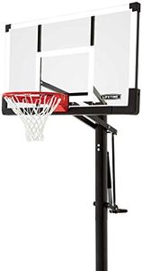 Lifetime 90602 In-Ground 54" Tempered Glass Pump Adjust Basketball System