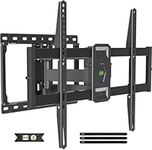 USX MOUNT Full Motion TV Wall Mount for Most 47-84 inch Flat Screen TVs, Wall Mount TV Bracket with Dual Swivel Articulating Arms, TV Mount with Max VESA 600x400mm, up to 132lbs, Fits 8” 12” 16" Studs