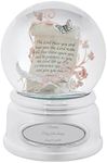 THINGS REMEMBERED Engraved Inspirational Prayer Scroll Musical Snow Globe, Plays “Amazing Grace” Music, Beautiful and Unique Gift (Free Customization)