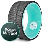 Chirp Wheel Back Stretcher w/Sweat-Resistant Foam Padding, 10" Medium Body Roller, Satisfying Roller Wheel, Targeted Muscle Yoga Wheel, PVC-Free Roller Wheels, Deep Massage Stretching Equipment