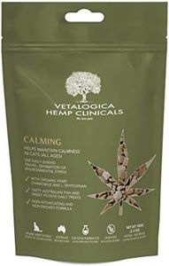 Vetalogica Hemp Clinicals Calming Chews Treats for Cats with Hemp Oil and Tryptophan 100 g