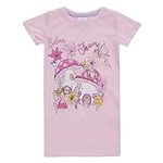 Metzuyan Kids Infant Girls Summer Lightweight Printed Short Sleeved Novelty Nightdress Summer Nightwear Pink 4-5 Years