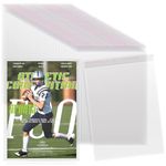 Feifeiya 80 Pcs Magazine Protectors for Collectors Clear Plastic Sleeves 9.25 x 11.42 inch Magazine Size Bags Resealable Cellophane Bags Protective Display for Guides Magazines Documents and Photos