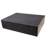 HHIP 4401-0011 Granite Surface Plate, Grade B, Ledge 0, 12" X 9" X 3"
