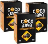 Coco Java Coconut Charcoal Natural Hookah Coal 108 Pieces / 1 KG Flats (108 Count Pack of 3)