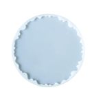 SNOOGG Pack of 1 Size 12 Inch Silicone A-Gate Uneven Geode Round Shaoe Heavy Duty Moulds and Epoxy Resin Casting Resin Art DIY Project