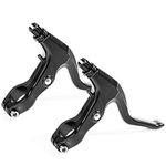 Timoo Bike Brake Levers Aluminum Alloy Bicycle Brake Handle for Mountain Bike, Road Bike, Folding Bike, MTB, 2.2cm Diameter, Black