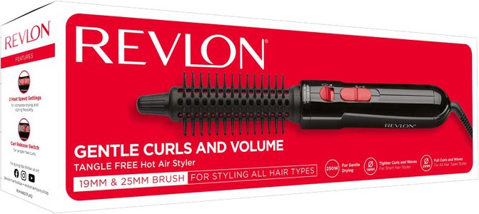 Revlon Tangle Free Hot Air Styler – Volumizing Hair Brush