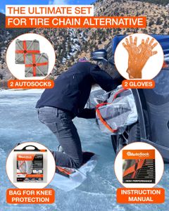 AutoSock Winter Traction Snow Socks – High Performance, 698E