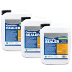 Smartseal Premium Concrete Sealer - Easy to Apply Concrete Sealer Outdoor and Indoor - High Protection Concrete Sealant, Oil and Water Repellent, Food Safe. Suitable For All Concrete Surfaces- 3 x 5 L