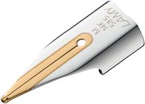 Lamy Z 55 Nib 888-14 Carat Gold Nib Two-Tone (Partially Platinum-Plated) Nib Thickness M 1227752 Silver Gold 1 Piece (Pack of 1)