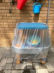Kids Water Table Cover, Fit Step2 Rain Showers Splash Pond Water Table Waterpark Play Table Cover Outdoor Toys Cover - (Cover Only) Transparent PVC (Frosted)