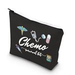 WCGXKO Chemo Care Package for Women Chemo Survival Kit Chemotherapy Treatment Zipper Pouch Bag, survival kit Chemo black, Shoulder Strap