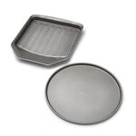 Morphy Richards 14" Pizza Pan & Crisper Tray – Heavy Duty Carbon Steel | Non-Stick, Perforated Base & Pouring Lip | Oven & Dishwasher Safe | Crispy Results Every Time | SKU 849006