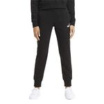 PUMA Women's Essentials Sweatpants, Puma Black, Large