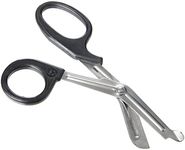 Prestige Medical EMT/Utility Scissor, Black, 7 1/2 Inch