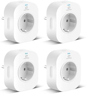 EIGHTREE WLAN Smart Alexa Steckdose mit Strommessung, Smart Home WiFi Steckdose, Zeitplan, Fernzugriff, Funktioniert mit Alexa, Google Home, SmartThings, Nur 2,4-G-WLAN, 16A