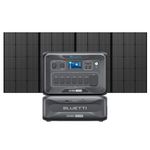 BLUETTI Solar Generator AC300&B300K Modular Power System with 350W Solar Panel Included, UPS Battery Backup for Home Emergency Power Outage Off Grid