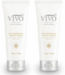 Vivo Per Lei Cell Renewal Night Cream, Get Intense Results with Gentle Non-Greasy Formulas, 1.7 Fl. Oz., Pack of 2