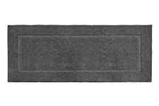 LANE LINEN Bathroom Runner Rug 24'' x 60'', Large Bath Runner, Soft Absorbent Bathroom Rug Runner, Non-Slip Comfortable Long Bathroom Rugs Runner, Floor Mat, Microfiber Washable Bath Mat - Grey