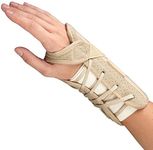 OTC Wrist Brace, Soft-Fit Lace Closure Hand Wrist Splint, Postoperative Care, Right, Small