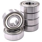 HD Switch - 6 Pack - Z9504-RST Lawn Mower Spindle Bearing 3/4" Bore fits John Deere JD9236 JD9296 204BBAR P204RR6 Z9504RST Z9504 w/ C3 Clearance for Lawnmower Spindle Bearings & HIGH Temp Grease