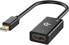 Rankie Mini DisplayPort (Mini DP) (Thunderbolt) to HDMI Adapter (Black)