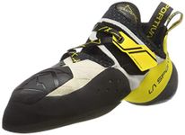 La Sportiva Unisex Solution Climbing Shoes, Multicolour White Yellow 000, 10 UK