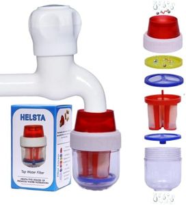 Tap Water Filter of 5 Stages and Dust absorber of 3 Candles inside the Filter, Kitchen Bathroom Tap Filter for hard water