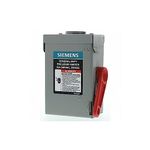 SIEMENS 2P 30A 240V General Duty Safety Switch Outdoor, Non-Fusible