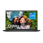 Dell Inspiron 15 3520 Laptop | FHD (1920 x 1080) 120Hz Display | Intel Core i5-1235U | Intel UHD Graphics | 16gb RAM | 512GB SSD | English-UK Keyboard | Carbon black