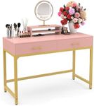 WESTREE Women Makeup Vanity Desk wi