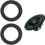 LinaLife 2pcs 10 inch 10" Speaker Foam Surround Repair Kit, 250mm Perforated Rubber Edge Rings Parts Speaker Repair DIY Speaker Surround Repair Rubber Edge