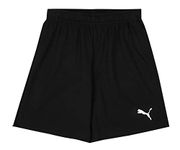 PUMA unisex-child teamRISE Short Jr, Puma Black-puma White ,size:152