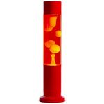 Nova Colour 15" Sensory Relaxing Lamp (Red) with Red Liquid Yellow Wax