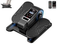 Under Desk Elliptical Machine, Electric Seated Pedal Exerciser, Quiet Leg Exerciser While Sitting for Seniors, Mini Portable Leg Exercise Machine with Remote, Adjustable 12-Speeds, Manual & Auto Mode