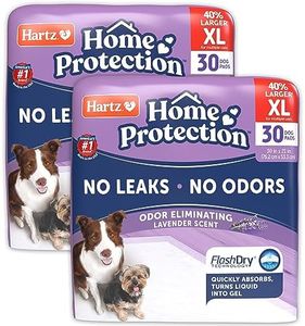 Hartz Home Protection Lavender Scented Dog Pads, XL 60 Count, Super Absorbent & Won't Leak, Odor Eliminating