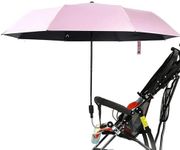 Nakazawa Universal Baby Parasol, Baby Stroller Sun Shade Sun Protection Sun Shade for Strollers, Waterproof Umbrella for Trolley Bike, Bicycle Umbrella with Holder Clip Clamp