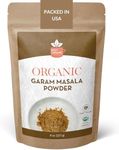 SPICY ORGANIC Garam Masala Powder 8 oz. - Traditional Indian Spice Mix for Curry, Chicken Seasoning, Marinades, Rice, Soups, Stews, Tofu, and Paneer - USDA Certified Organic, Non-GMO, Kosher